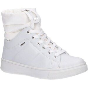 Geox Mayrah Leather Hi-Top Sneaker